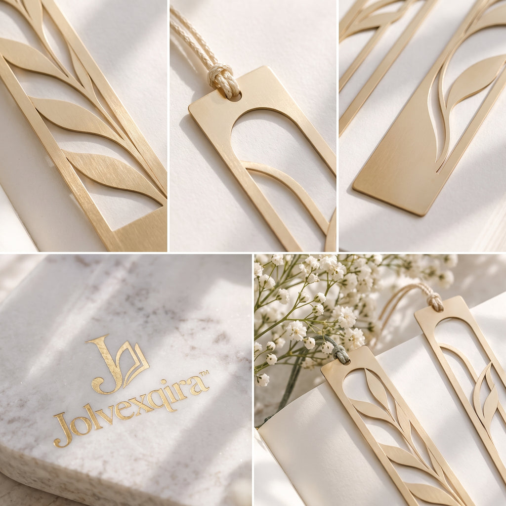 Botanical Cutout Bookmarks, Set of 3 — design details