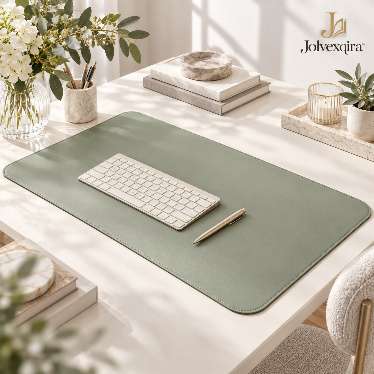 Sage Green Desk Mat — main image