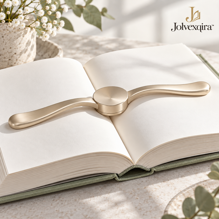 Gold-Tone Winged Book Page Holder